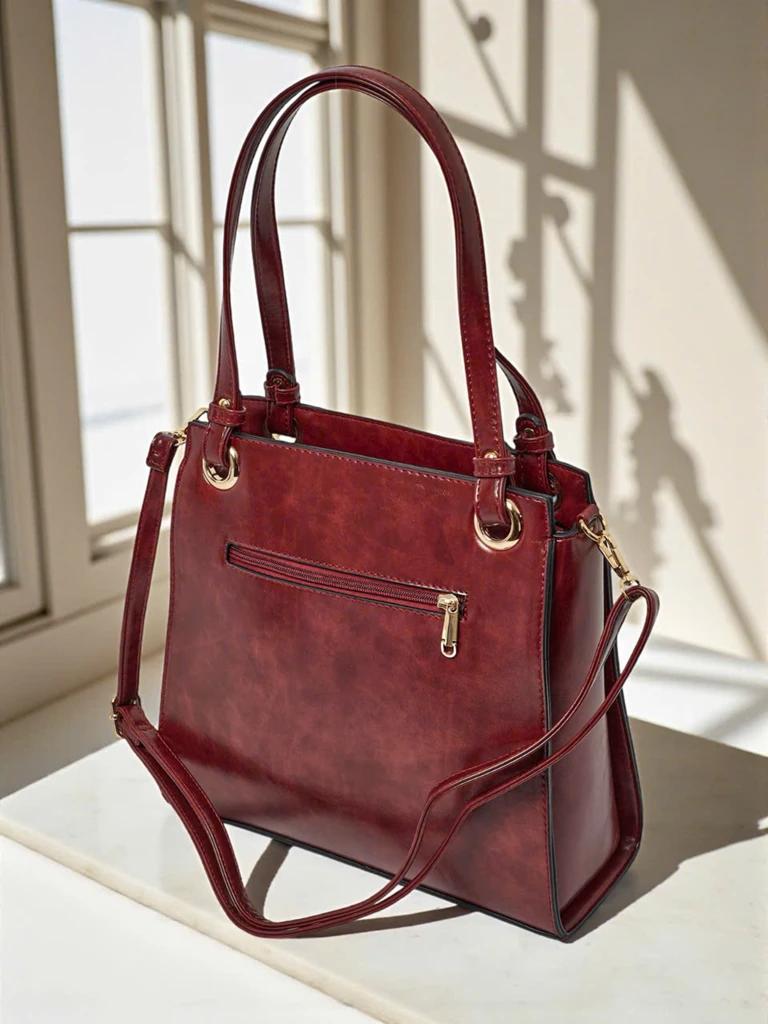 Дамска чанта shopper от еко кожа Silent Raven