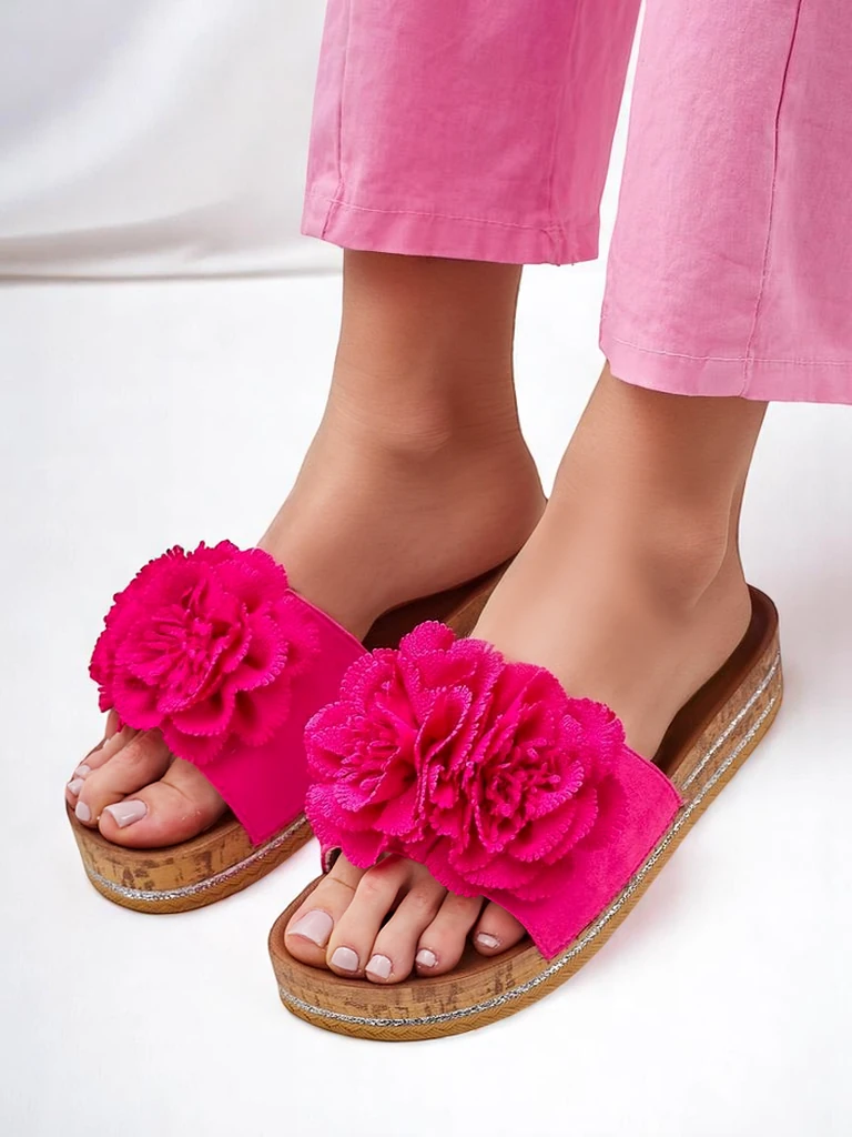 Royalfashion Дамски чехли с цветя Focce