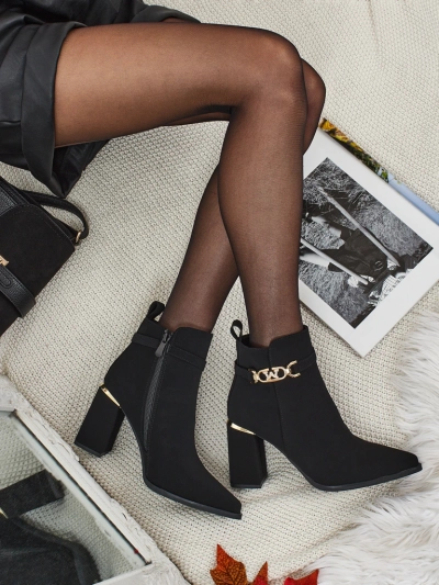 Дамски еко велурени боти на ток Ostirena