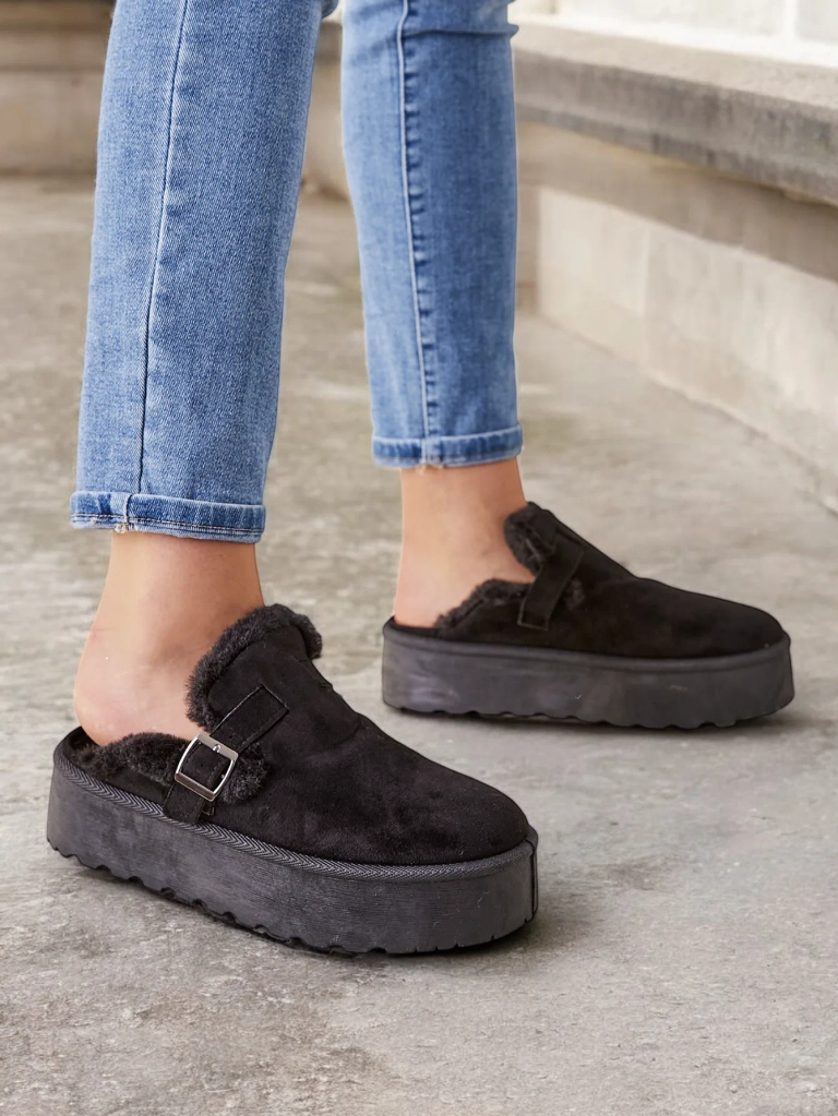 Royalfashion Къси глезенови ботуши без токчета за жени Поктес