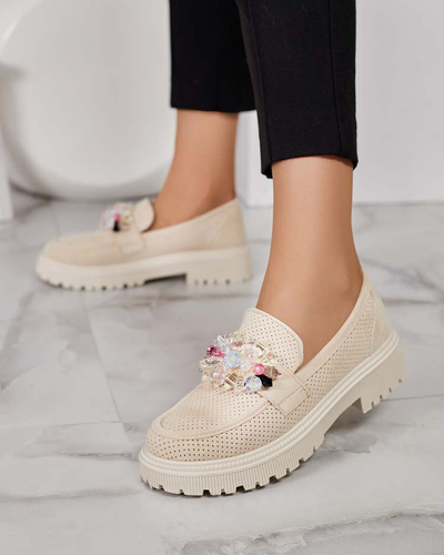 Royalfashion Дамски мокасини с цветни мъниста Karonia