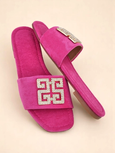 Royalfashion Женски чехли с плоска подметка Zamila