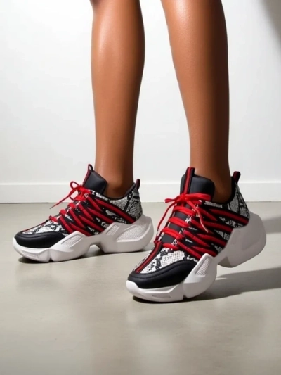 Royalfashion дамски спортни маратонки на по-дебела подметка Ivvert