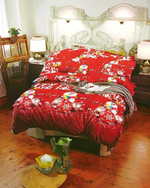 Royalfashion Коледно спално бельо 160x200 комплект 3 ЧАСТИ