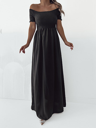 Royalfashion Дамска миди рокля a'la hiszpanka