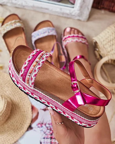 Royalfashion Дамски сандали с бродерия Mussir