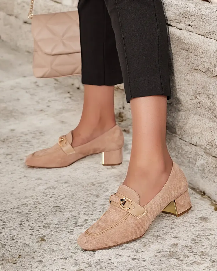 Royalfashion Елегантни дамски мокасини на нисък ток Orino