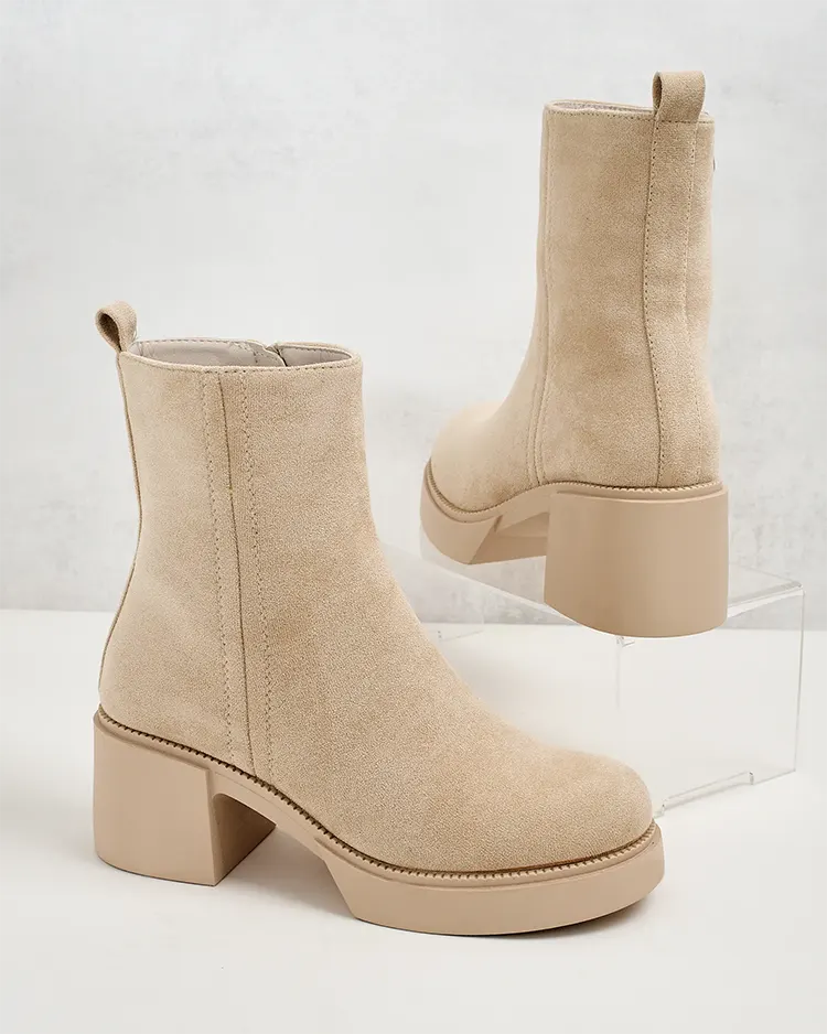 Royalfashion Дамски ботуши с токчета Tratta