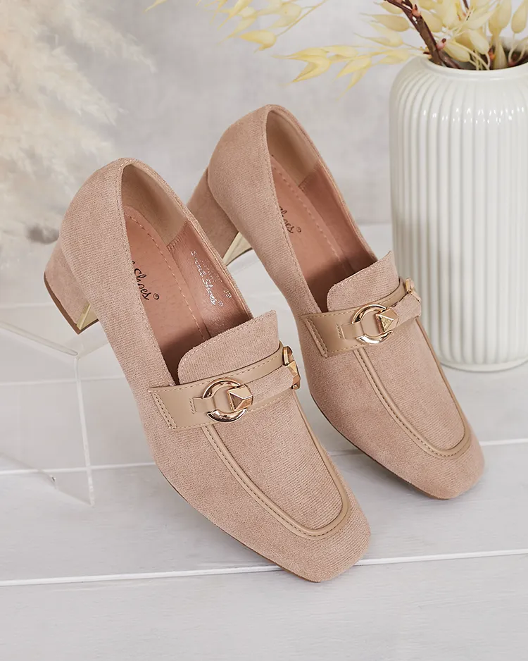 Royalfashion Елегантни дамски мокасини на нисък ток Orino