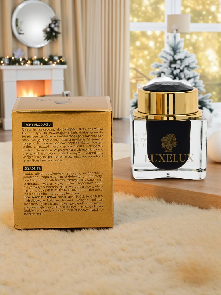 Luxelux Крем за лице против бръчки с колаген тип III