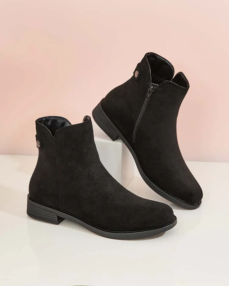 Royalfashion Дамски ботуши Dovilla от велур eko