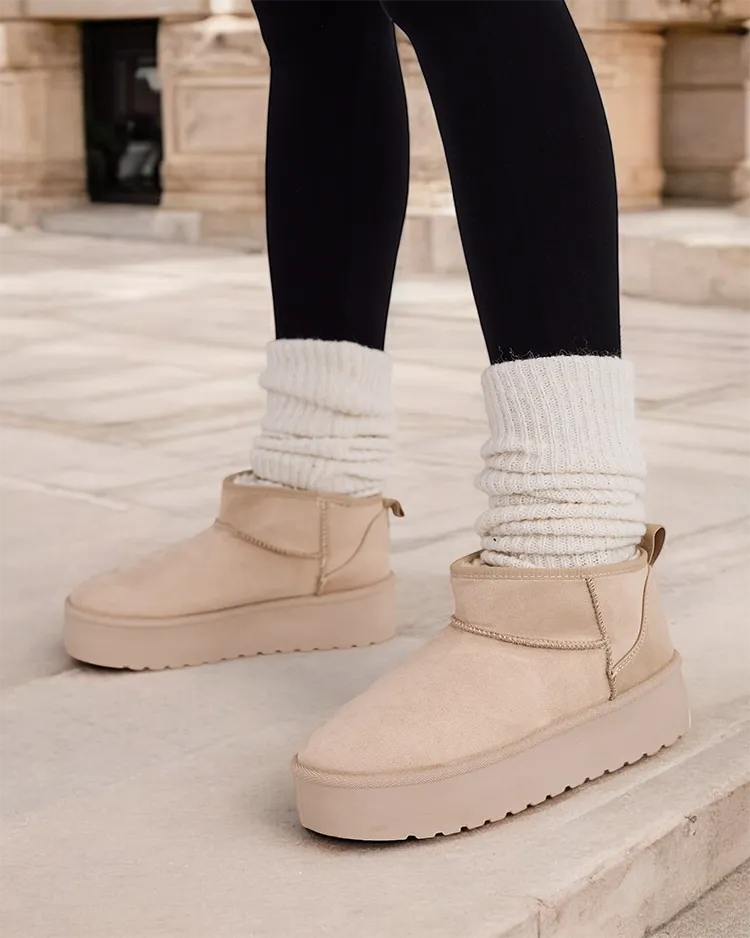 Royalfashion Къси зимни ботуши за жени Komano