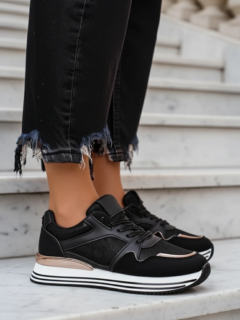 Royalfashion дамски платформи спортни маратонки Erixo