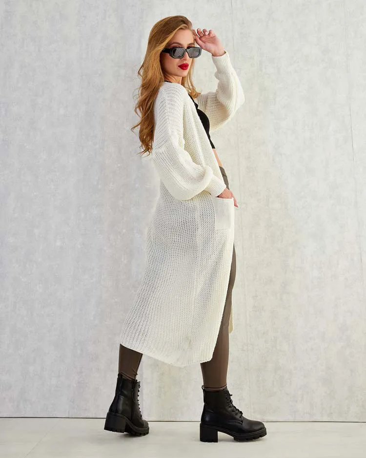 Royalfashion Дамски трикотажен пуловер за спане