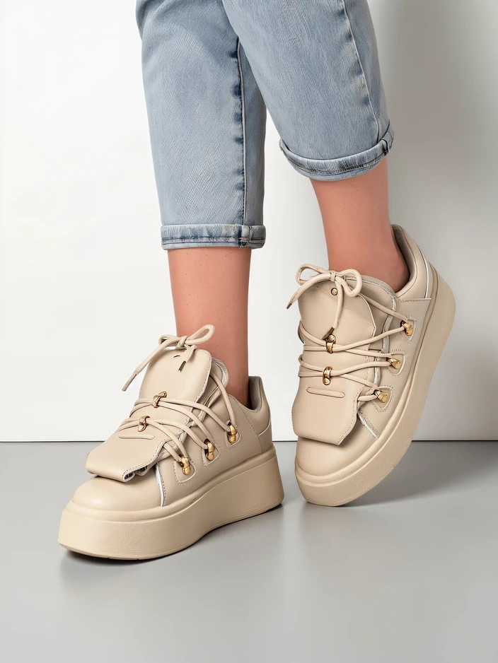 Обувки Royalfashion за жени с декоративен език Domatories