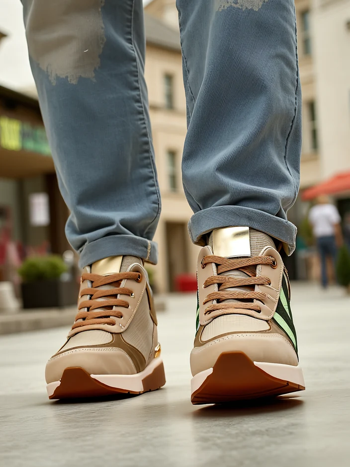 Royalfashion Жени спортни обувки с скрит ток Venixxe