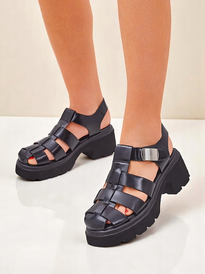 Royalfashion дамски сандали в римски стил Bratz