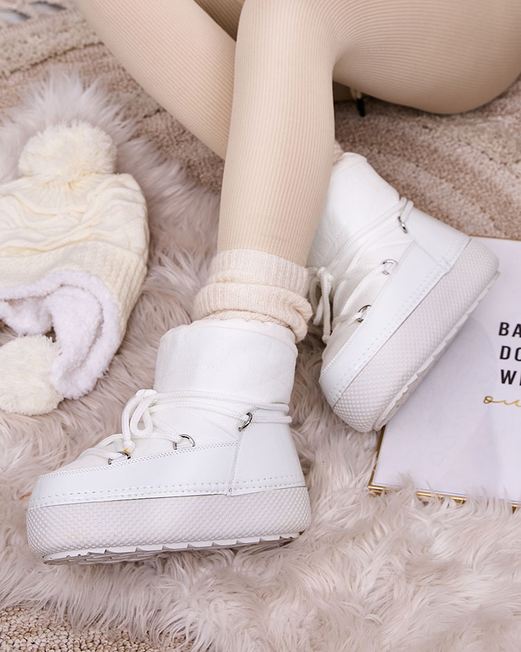 Royalfashion Дамски ботуши за сняг с дантела Yevnoie