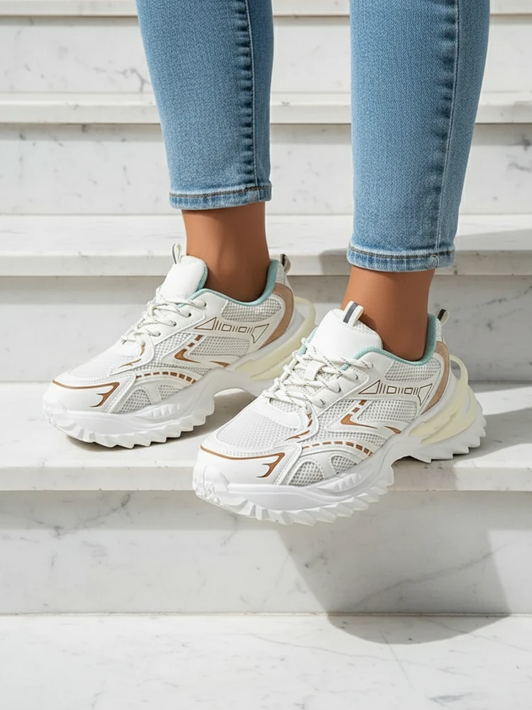 Royalfashion дамски спортни маратонки на по-дебела подметка Nettes