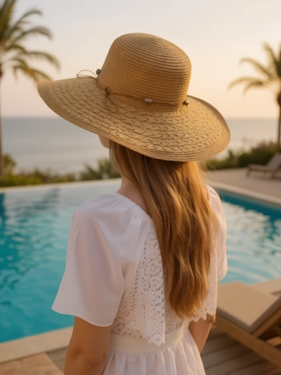 Royalfashion Дамска сламена шапка Aveline