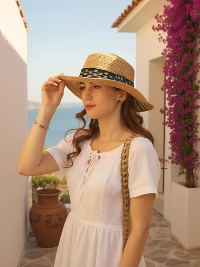 Royalfashion Дамска сламена шапка Silky Shade