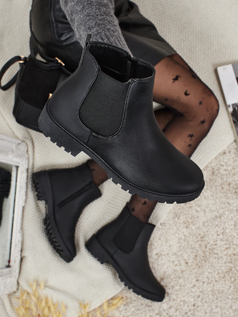 Дамски боти в стил Челси от еко кожа Belmo