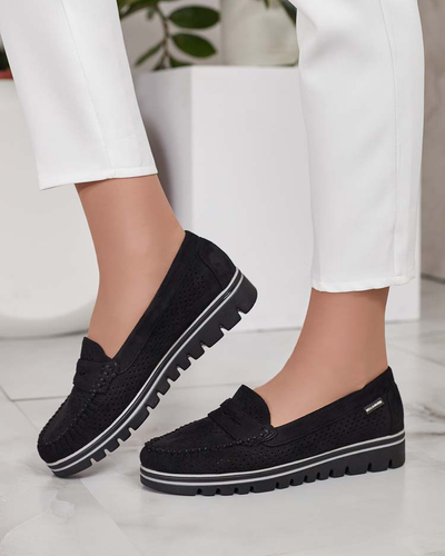 Royalfashion Ажурни дамски мокасини Leteller