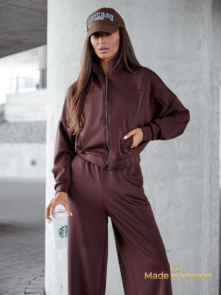 Дамски вискозен комплект анцуг Long Waves