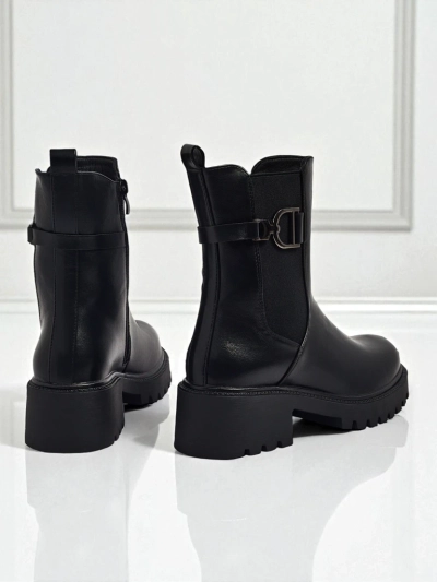 Високи дамски боти от еко кожа Ovella