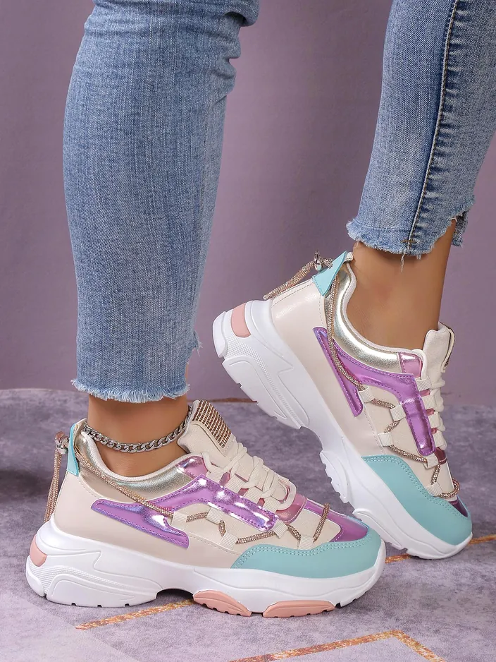 Royalfashion Цвят на женски маратонки Casiia