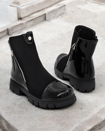 Royalfashion Класически женски глезен сапоги а'ла джодпурс Urbanis