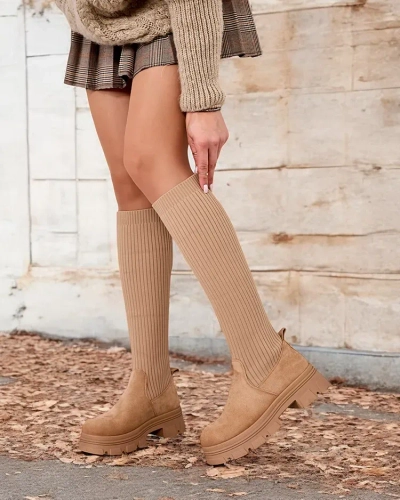 Royalfashion Дамски ботуши Anobbi с приплъзване