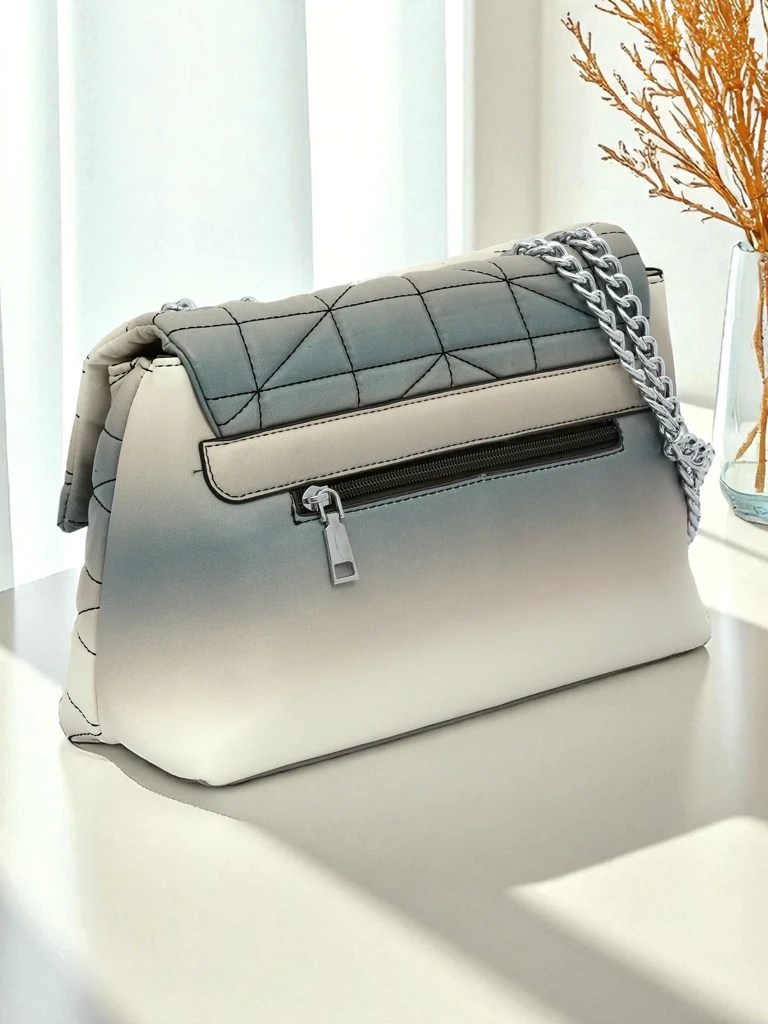 Royalfashion Малка дамска чанта от еко кожа омбре Sophie Rose