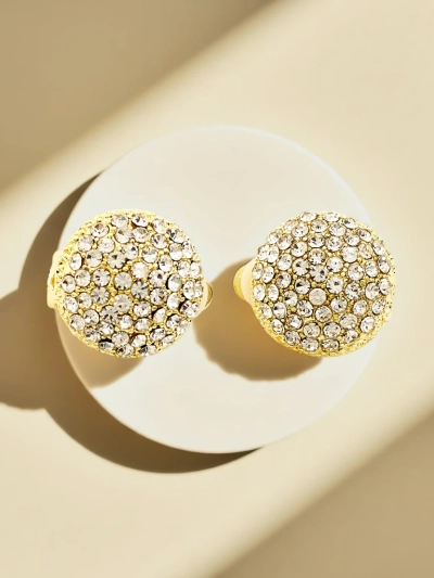 Royalfashion Дамски обеци на клипс с кубичен цирконий