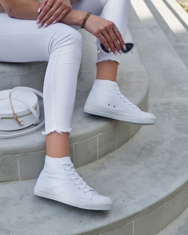 Royalfashion Women's High Sneakers Hollas