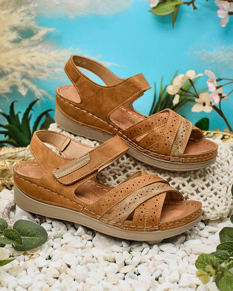 Royalfashion Дамски сандали с велкро Liu