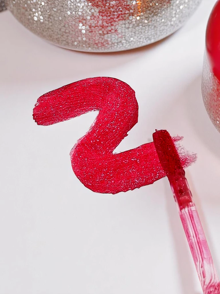 Блясък с брокат и безцветен блясък 2в1 Lady Bug