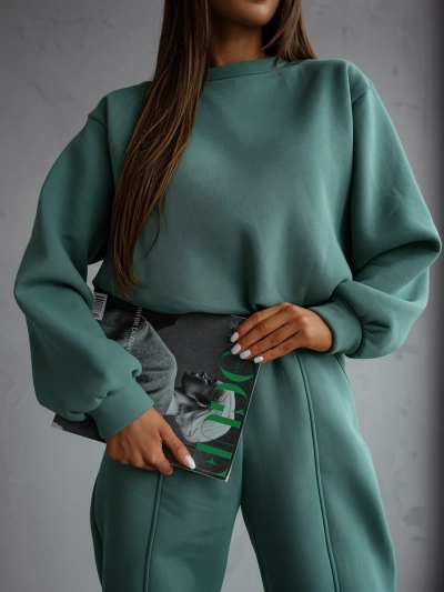 Royalfashion Памучен дамски комплект от два части