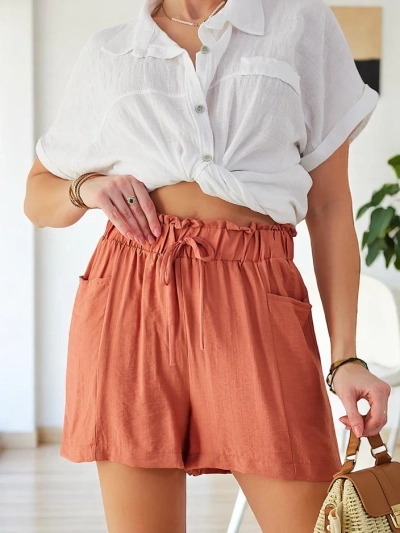 Royalfashion Жени Вискозни къси панталони