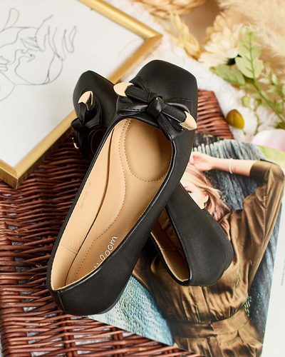 Royalfashion Дамски балерини с панделка Fittco