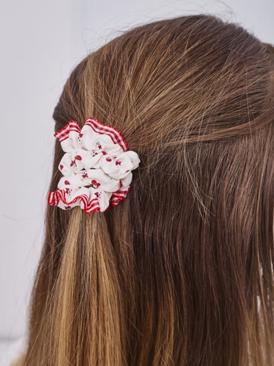 Royalfashion Комплект от 2 ластика за коса с принт Duettia