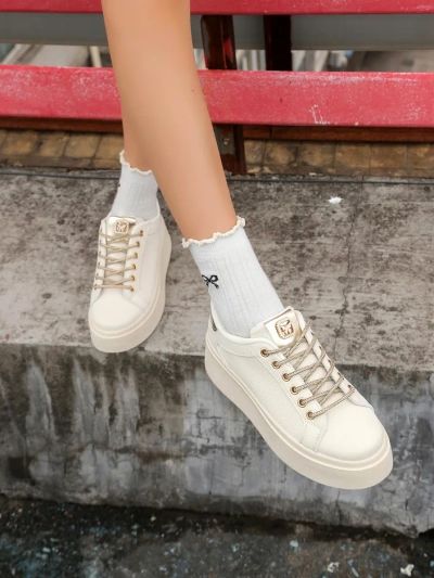 Спортни маратонки Royalfashion за жени с декоративни връзки Eone