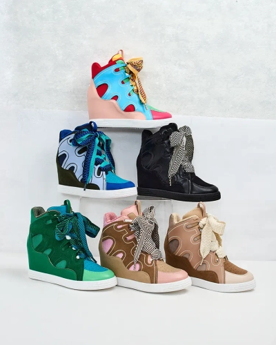 Royalfashion дамски ботуши Ropon на токчета