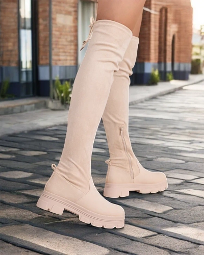 Женски ботуши над коляното Royalfashion модел Aniaf