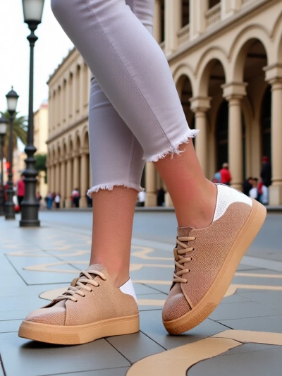 Royalfashion дамски платнени спортни обувки Esellaf