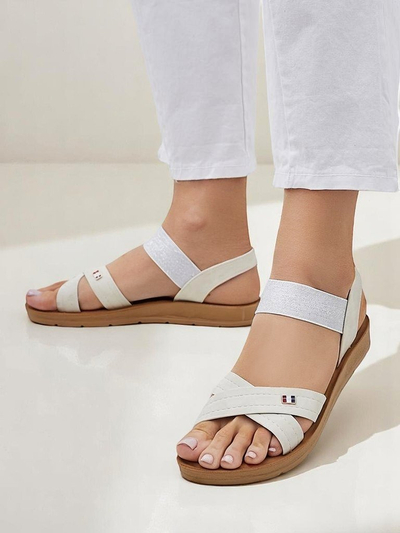 Дамски сандали с еластични каишки Royalfashion Zerefis