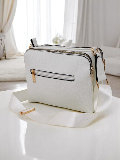 Royalfashion Дамска чанта от еко кожа, малка и универсална, Компактно Шик