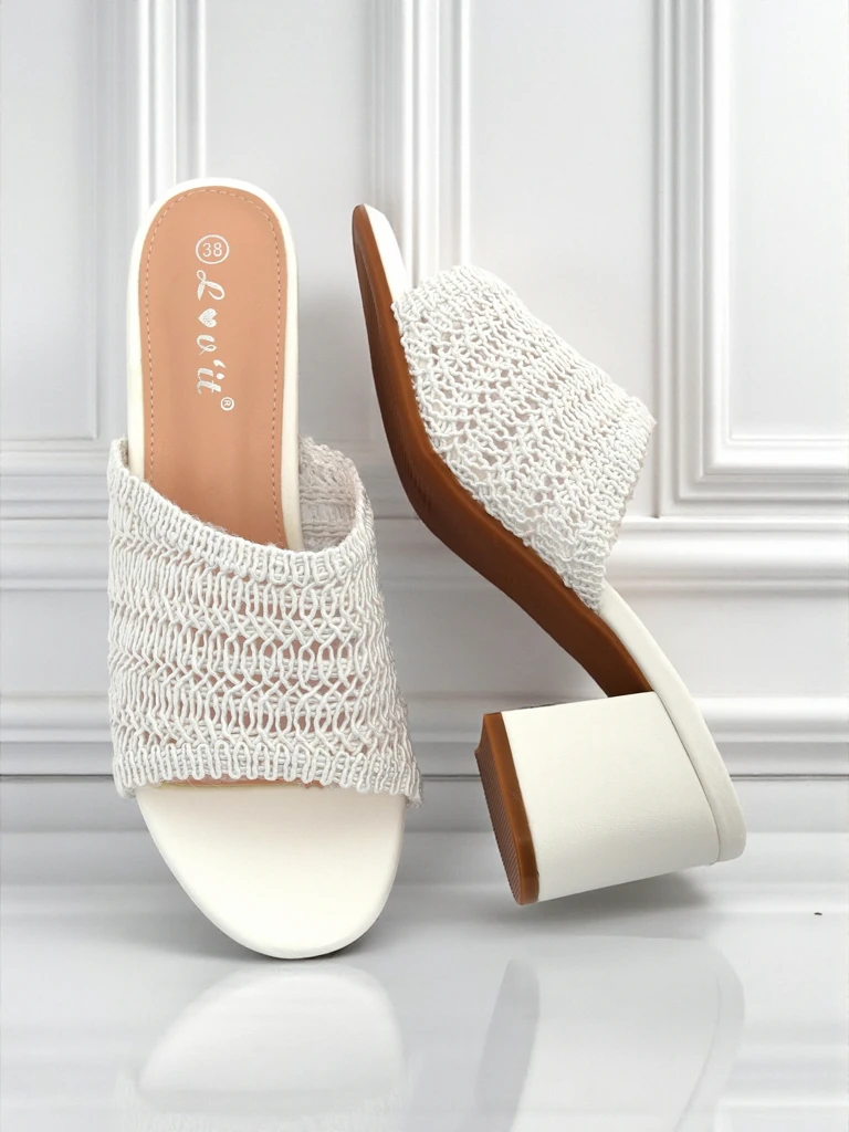 Royalfashion Дамски чехли на ток Sole Bloom