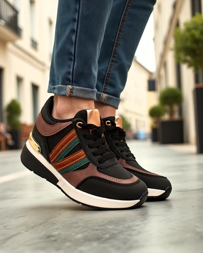 Royalfashion Дамски спортни обувки с скрита платформа Venixxe