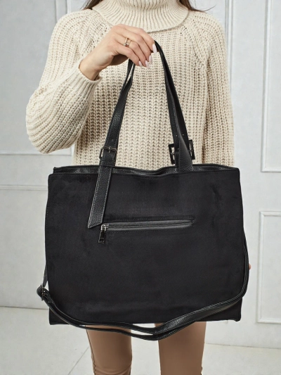 Дамска чанта shopper еко велур Daverna